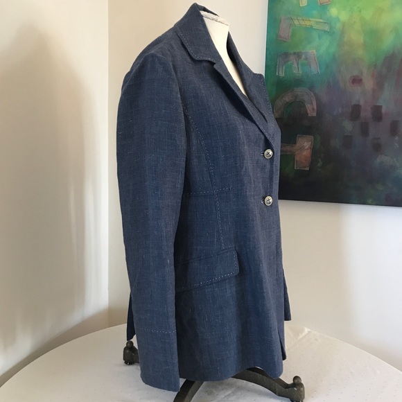 Gorgeous Maxstudio vintage linen jacket - Picture 4 of 16